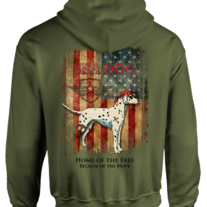 Grunge Flag Hooded Sweater